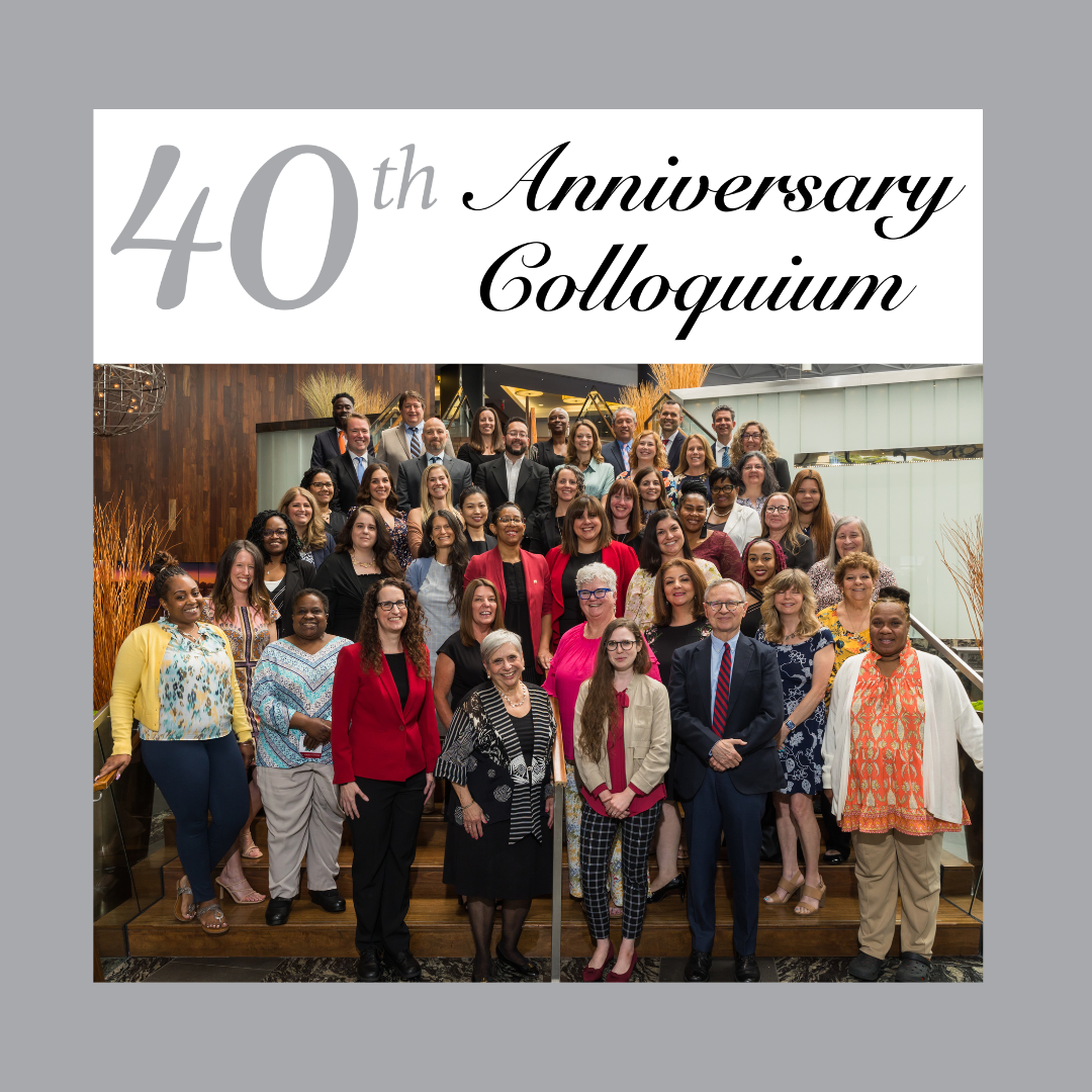 Group photo of Boggs Center celebrating 40th year anniversary