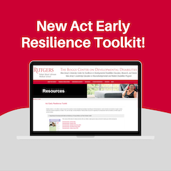 Act Early Resilience Tool Publication Cover