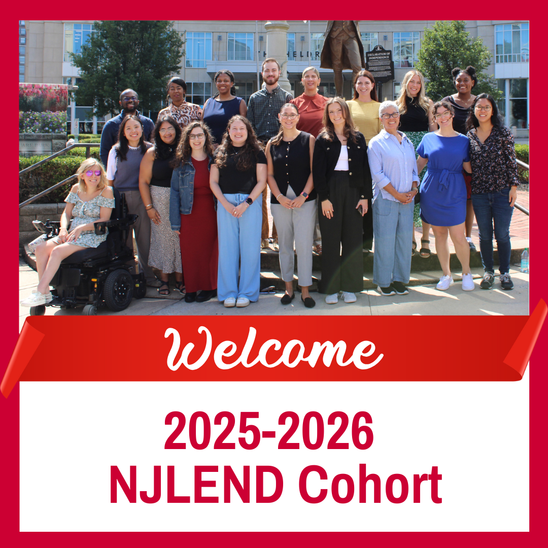 Photo of 2025-2026 NJLEND Cohort. Text reads “Welcome 2025-2026 NJLEND Cohort.”