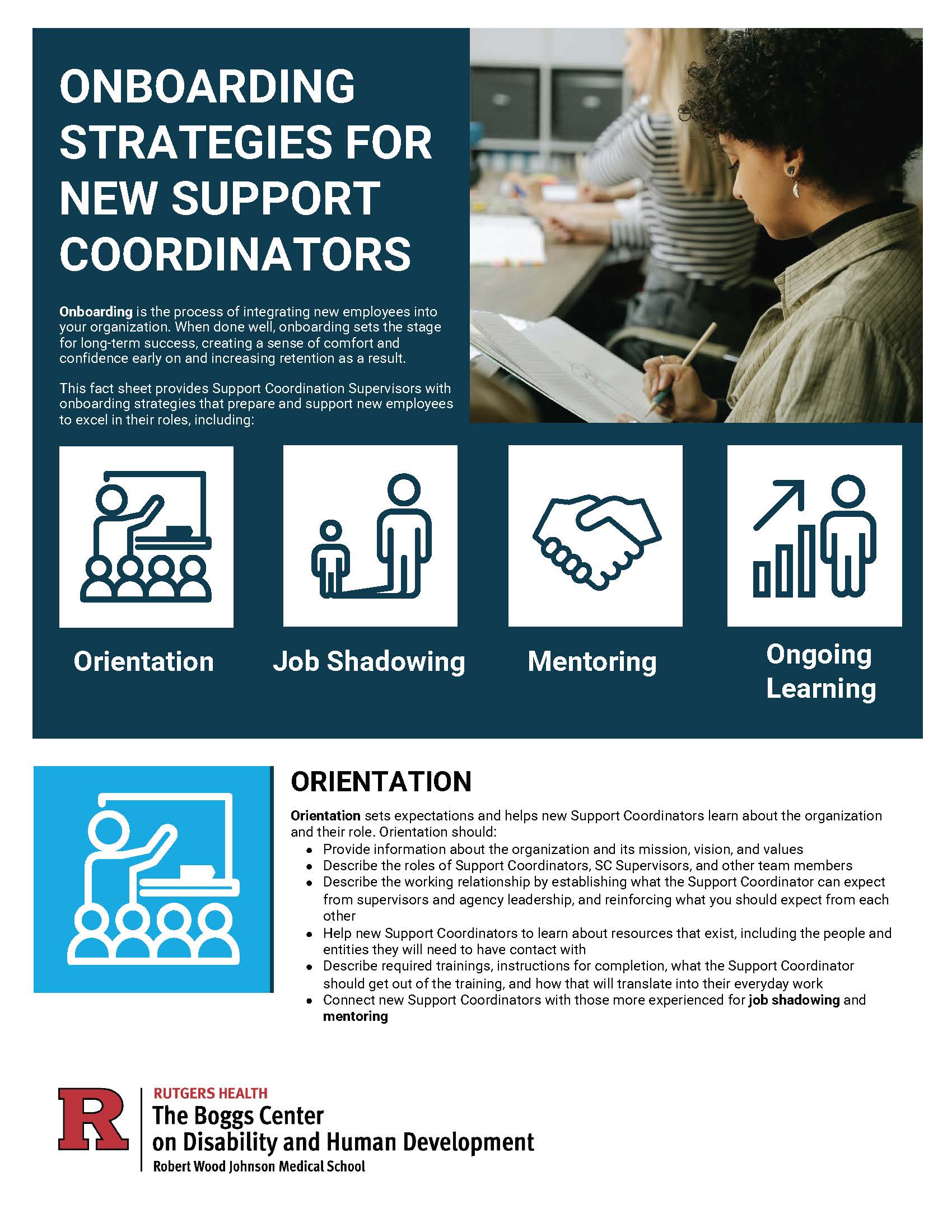 Onboarding Strategies for New Support Coordinators publication cover