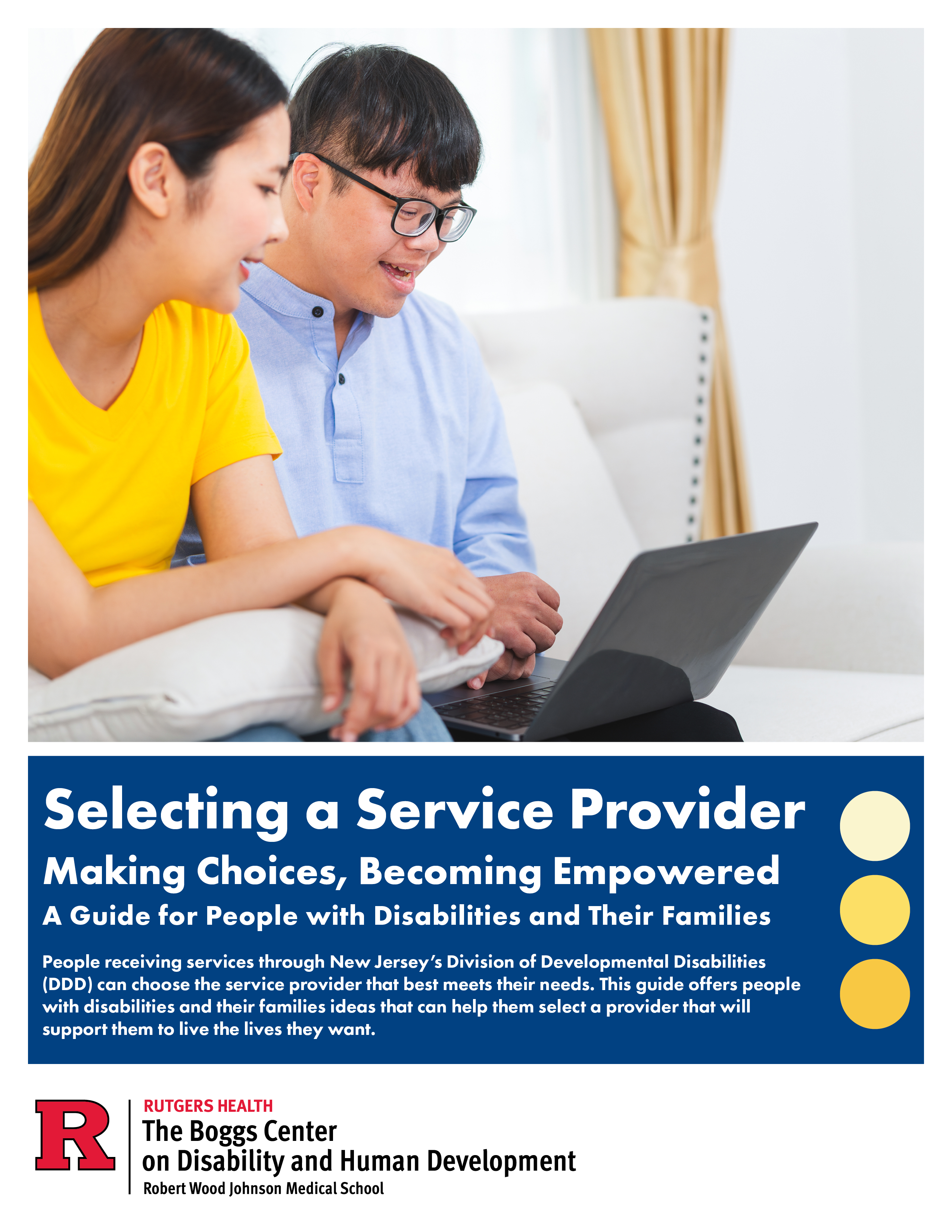 Cover image for “Selecting a Service Provider: Making Choices, Becoming Empowered.” 