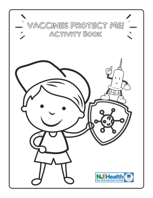 Vaccine activity book cover