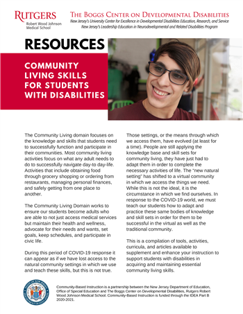community living resource cover