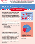 medicaid fact sheet cover