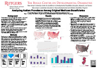 Poster thumbnail Analyzing Autism Prevalence Among Original Medicare Beneficiaries by Ethan M. Yoo
